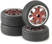 Tire & Rim Set - For 1/10 Scale Radio Control  Car - morethandiecast.co.za