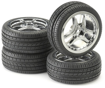 Tire & Rim Set - For 1/10 Scale Radio Control Car - morethandiecast.co.za