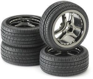 Tire & Rim Set - For 1/10 Scale Radio Control Car - morethandiecast.co.za