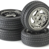 Tire & Rim Set - For 1/10 Scale Radio Control Car - morethandiecast.co.za