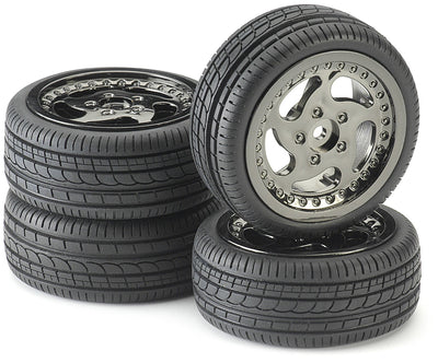 Tire & Rim Set - For 1/10 Scale Radio Control Car - morethandiecast.co.za