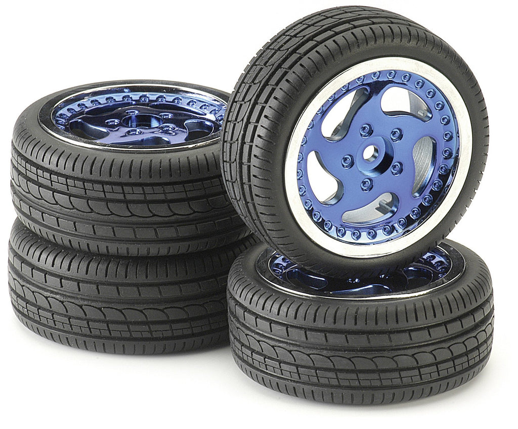 Tire & Rim Set - For 1/10 Scale Radio Control Car - morethandiecast.co.za