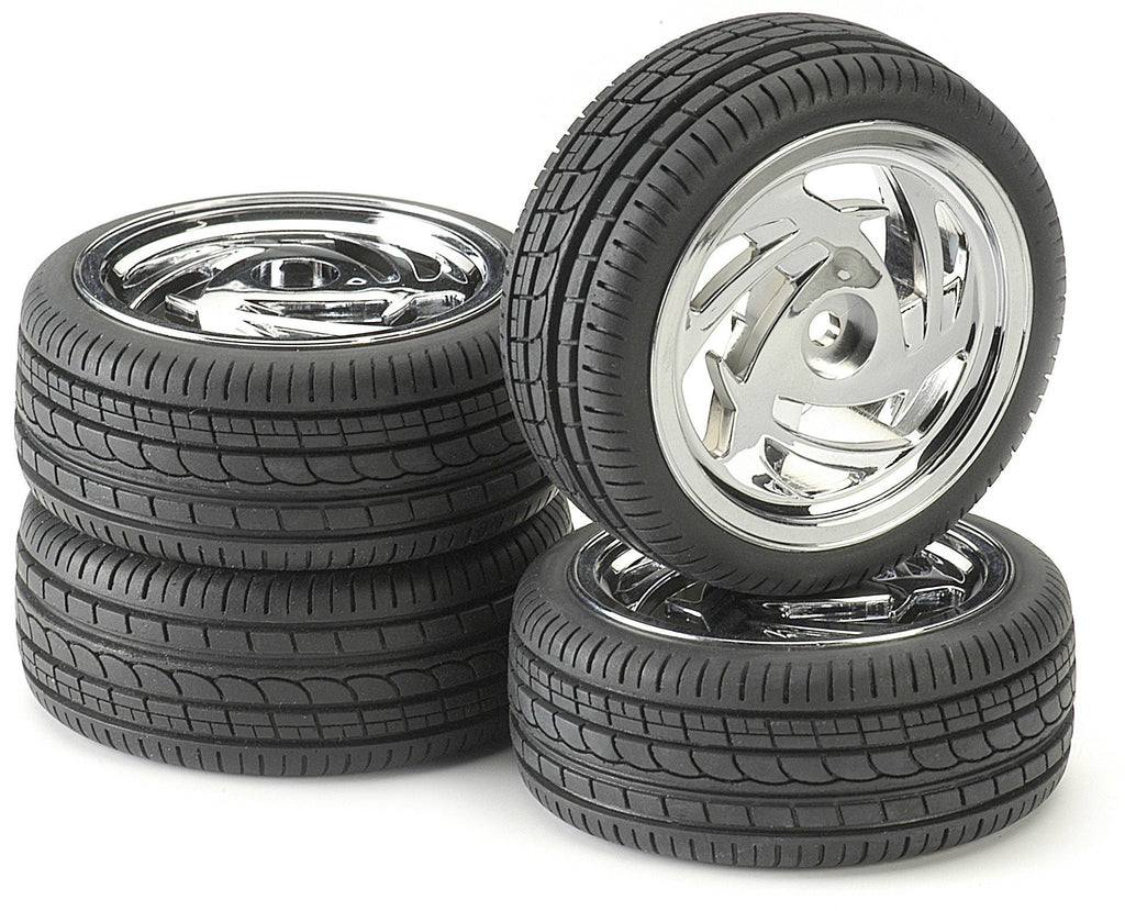 Tire & Rim Set - For 1/10 Scale Radio Control Car - morethandiecast.co.za