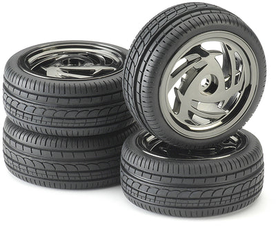 Tire & Rim Set - For 1/10 Scale Radio Control Car - morethandiecast.co.za