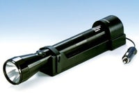 METAL D RECHARGEABLE TORCH 12/24/220V BLACK FROM ANSMANN GERMANY - morethandiecast.co.za