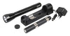 METAL D RECHARGEABLE TORCH 12/24/220V BLACK FROM ANSMANN GERMANY - morethandiecast.co.za