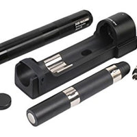 METAL D RECHARGEABLE TORCH 12/24/220V BLACK FROM ANSMANN GERMANY - morethandiecast.co.za