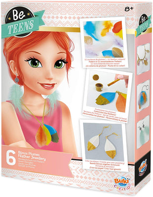 FEATHER JEWELLERY 6PCS EDUCATIONAL,TEACHER HOME SCHOOL, LEARNING