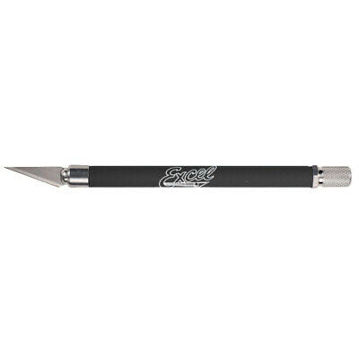 KNIFE GRIP ON BLACK WITH SAFETY CAPE HOBBY TOOL, ARTS AND CRAFTS, STATIONERY, MINIATURE MODEL BUILDING