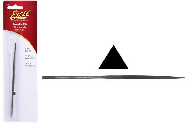 FILE TRIANGLE 5 3/4 HOBBY TOOL, ARTS AND CRAFTS, STATIONERY, MINIATURE MODEL BUILDING