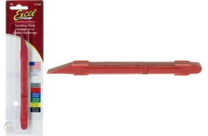SANDING STICK RED WITH SINGLE #120 BELT HOBBY TOOL, ARTS AND CRAFTS, STATIONERY, MINIATURE MODEL BUILDING