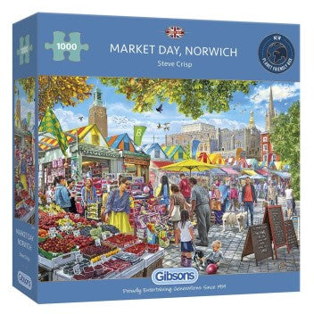 MARKET DAY, NORWICH 1000 PC PUZZLE