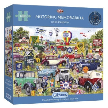 MOTORING MEMORABILIA 1000 PC PUZZLE