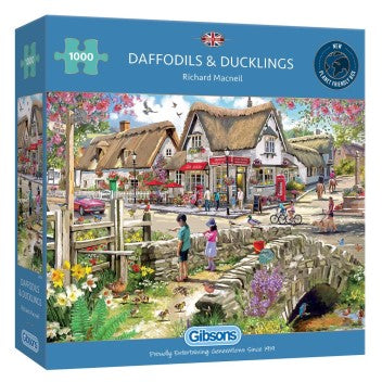 DAFFODILS & DUCKLINGS 1000 PC PUZZLE
