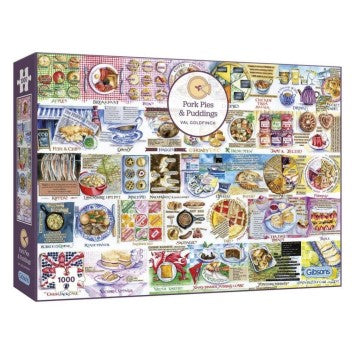 PORK PIES & PUDDINGS 1000 PC PUZZLE