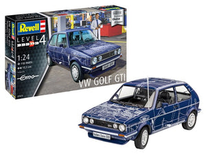 VW GOLF GTI "BUILDERS CHOICE" 1/24 PLASTIC MODEL KIT, PLASTIC SCALE MODEL KIT