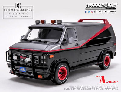 GMC VANDURA BESPOKE COLL THE A-TEAM RESIN BLK 1/12 RESIN