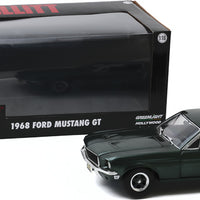 FORD MUSTANG GT FASTBACK 1968 BULLET GREEN 1/18 DIECAST