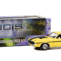 NCIS 2008 - DODGE CHALLENGER R/T YELLOW 1970 1/18 DIECAST, DIECAST COLLECTABLES