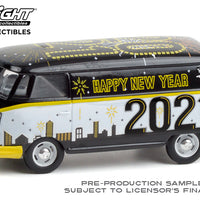 VOLKSWAGEN T2 PANEL VAN NEW YEAR '21 HOB EXCL 12PCS OFF IN BOX 1/64, DIECAST COLLECTABLES