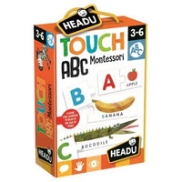 MONTESSORI TOUCH ABC EDUCTIONAL PUZZLE, TEACHER HOMESCHOOL SUPPLIES;  TODDLER LEARNING TOYS;  BIRTHDAY