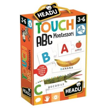 MONTESSORI TOUCH ABC EDUCTIONAL PUZZLE, TEACHER HOMESCHOOL SUPPLIES;  TODDLER LEARNING TOYS;  BIRTHDAY