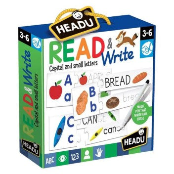 READ & WRITE;EDUCTIONAL PUZZLE, TEACHER HOMESCHOOL SUPPLIES;  TODDLER LEARNING TOYS;  BIRTHDAY