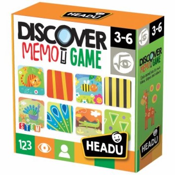 DISCOVER MEMO GAME EDUCTIONAL PUZZLE, TEACHER HOMESCHOOL SUPPLIES;  TODDLER LEARNING TOYS;  BIRTHDAY