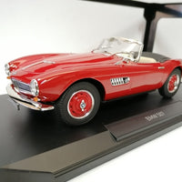 1:18 BMW 507 CABRIOLET 1956 RED DIECAST, DIECAST CAR, COLLECTABLE CAR.