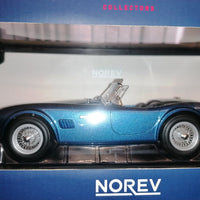 1:18 AC COBRA 289 BLUE 1963 DIECAST, DIECAST CAR, COLLECTABLE CAR.