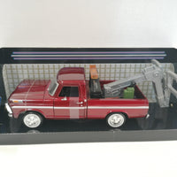 FORD F-150 TOW TRUCK BURGUNDY 1969 1/24 DIECAST