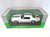 1/18 PONTIAC FIREBIRD TRANSAM WHITE / BLUE  1972 DIECAST, DIECAST CAR, COLLECTABLE CAR.