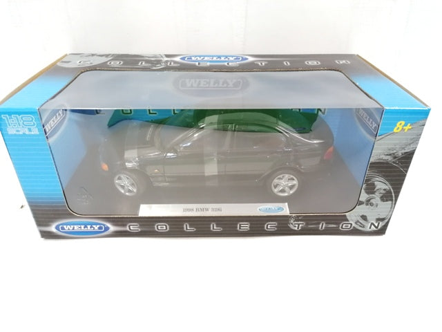 BMW 328I BLACK 1998 (E46) DIECAST 1/18, DIECAST CAR, COLLECTABLE CAR.