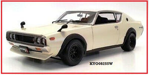 NISSAN SKYLINE 2000 GT-R KPGC110 WHITE  1/18 DIECAST, DIECAST COLLECTABLES