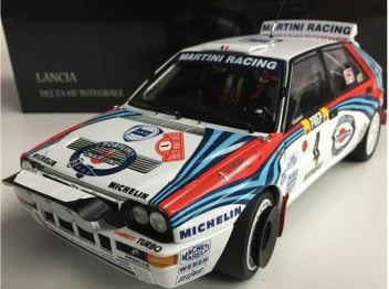 LANCIA DELTA INTEGRALE MC #4 WHITE 1992 1/18 DIECAST, DIECAST COLLECTABLES