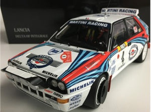 LANCIA DELTA INTEGRALE MC #4 WHITE 1992 1/18 DIECAST