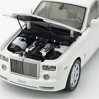 1:18 ROLLS ROYCE PHANTOM EXT W/BASE ENGLISH WHITE DIECAST, DIECAST COLLECTABLES