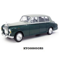ROLLS-ROYCE PHANTOM VI GREEN/SILVER  1/18 DIECAST, DIECAST COLLECTABLES