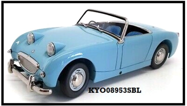 AUSTIN HEALEY SPRITE SPEEDWELL BLUE  1/18 DIECAST, DIECAST COLLECTABLES