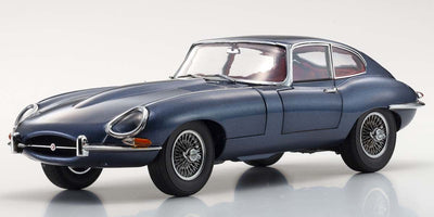 JAGUAR E-TYPE BLUE  1/18 DIECAST, DIECAST COLLECTABLES