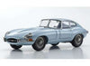 JAGUAR E-TYPE SILVER BLUE METALLIC 1/18, DIECAST COLLECTABLES
