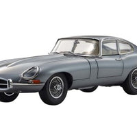 JAGUAR E-TYPE SILVER  1/18 DIECAST