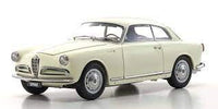 ALFA ROMEO GIULIETTA SPRINT WHITE 1/18, DIECAST COLLECTABLES