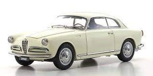 ALFA ROMEO GIULIETTA SPRINT WHITE 1/18, DIECAST COLLECTABLES