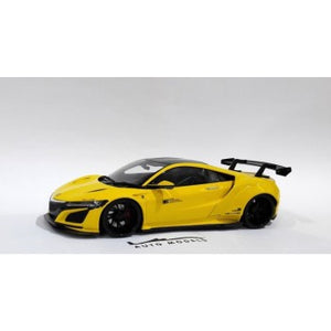 HONDA NSX CUSTOMIZED CAR YELLOW 1/18