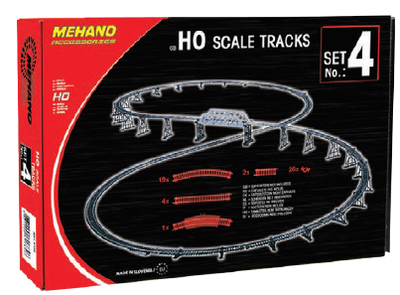 Set 4 - 26 Piece Track & Clips - morethandiecast.co.za