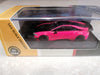 BMW LIBERTY WALK I8 HOT PINK BLACK ACCENT 1/64 DIECAST, DIECAST CAR, COLLECTABLE CAR.