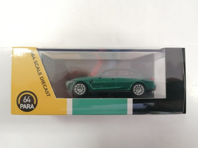 BMW M3 G80 ISLE OF MAN RHD GREEN 1/64 DIECAST, DIECAST CAR, COLLECTABLE CAR.
