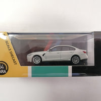 BMW M3 G80 RHD WHITE 1/64 DIECAST, DIECAST CAR, COLLECTABLE CAR.