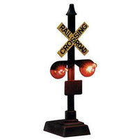 HO SCALE RAIL ROAD CROSSING SIGNAL TWIN PACK, PLASTIC SCALE MODEL,MODEL TRAIN ACCESSORIE